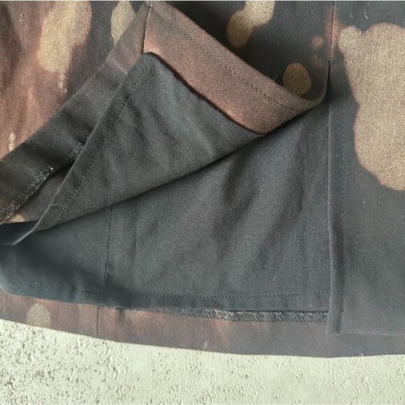 Aritzia Sunday‎ Best Tatiana Skirt High-Waisted Acid Wash Mini Skirt Size 00 - Picture 4 of 7